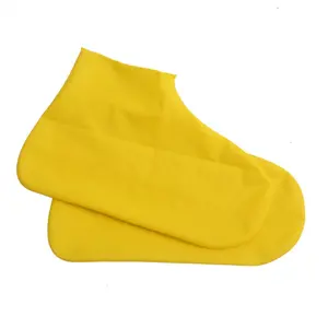 Thick Latex Silicone Rain Shoe Covers, Full Waterproof Anti-slip Foot Protector, Wear-resistant Reusable Shoe Sleeve for Outdoor Daily Walking