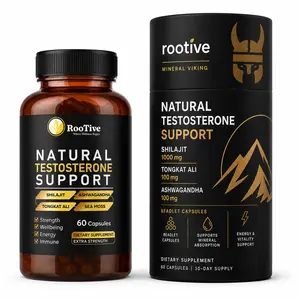 Natural Testosterone Support for Men – Premium Shilajit Supplement with Tongkat Ali, Ashwagandha, Zinc, Magnesium & Boron – Fulvic Acid for Energy, Stamina & Male Vitality – 30 Servings
