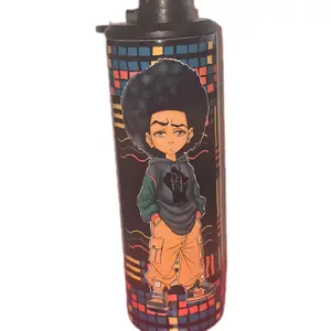 juneteenth boy 20 oz screw top tumbler with handle on the lid, Drinkware Bottle Portable Reusable