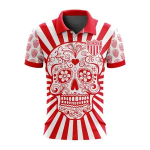 LIGA MX Club Necaxa Special Dia De Muertos Design Polo ST2402