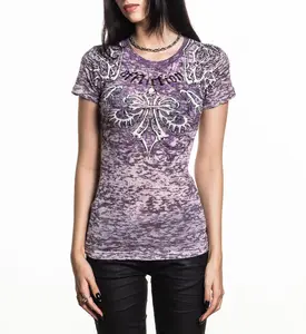 Affliction Women's T-shirt Skeleton