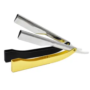 Colorful Straight Edge Razor Lightweight Folding Razor Barbershop and Salon Use