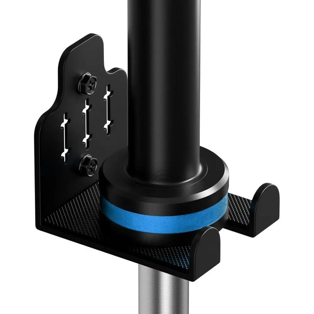 Barbell Wall Holder, Olympic Hanger, Garage Gym Bar Wall Rack, Vertical Barbell Mount Rack, Space Saving Commercial or Home Gym Accessory For Barbells, Fits Bars Under 33mm Size