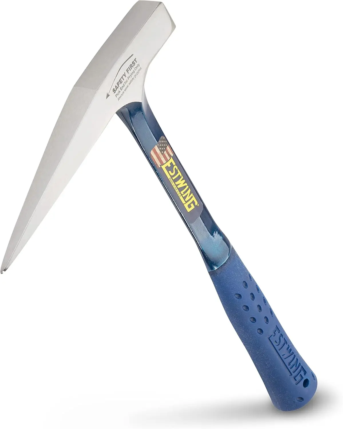 Estwing Rock Pick - 14 oz Geology Hammer with Pointed Tip & Shock Reduction Grip