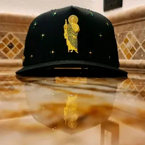 SAN JUDAS SUEDE BRIM GREEN CRYSTALS BAÑADO ESPECIAL CLAVE #03 SPECIAL EDITION 100% ORIGINAL AND GUARANTEED QUALITY J/A