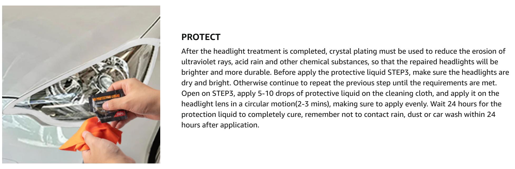 Visbella Auto Vehicle Headlight Restoration Kit, DIY Car Care Electric Repair Kit to Restore Oxidation Hazy Yellow Scratch for Headlights, Taillights, Fog or Directional Lights (Electric Solution)