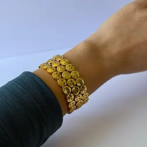 Happy face elastic bracelet