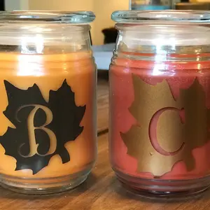 Fall Monogram Decal Sticker