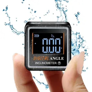 Ultra Small Digital Angle Finder  Level, Rechargeable Angle Cube, Table  Miter Gauge, 4 * 90  Protractor  Inclinometer,  Working Measuring Tool