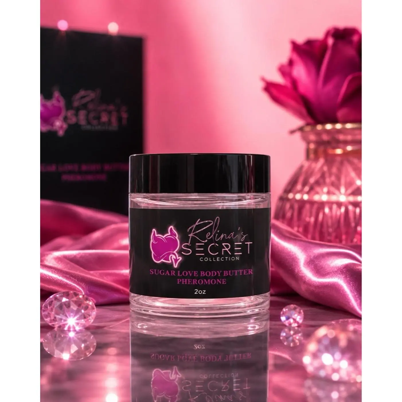 Relina's Secret Collection Sugar Love Body Butter 2oz - Non-Greasy, Moisturizing, Smooth Application, MUST HAVE Product