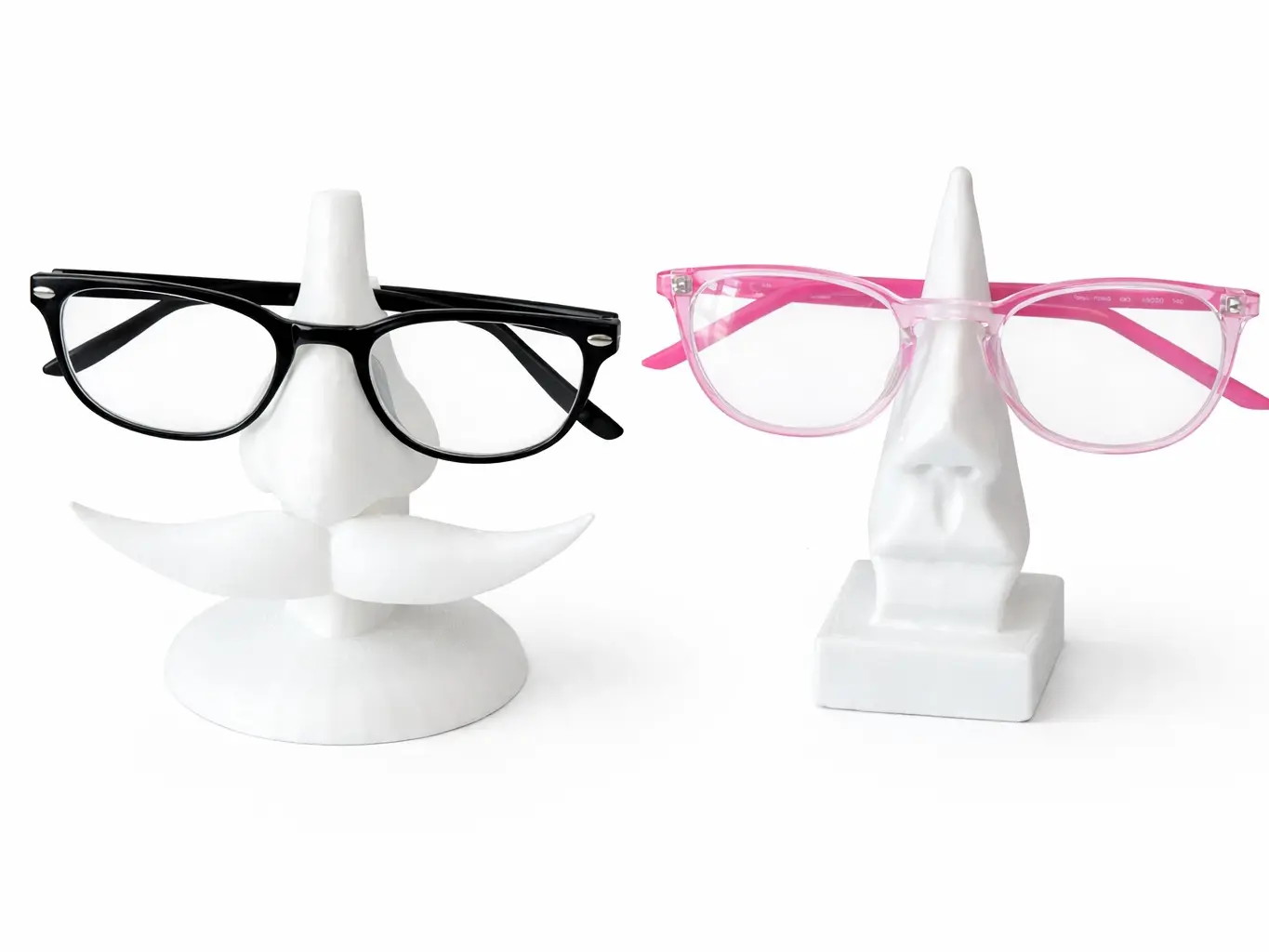 Set of Eyeglasses for Him and Her – Nose Desk Organizer & Glasses Holder