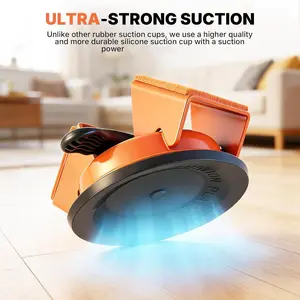 Floor Gap Repair Tool, 45° Impact Floor Gap Repair Tool, Iron with Enhanced Suction Cup, Includes 5 Adhesive Pads, for Composite/vinyl Floors