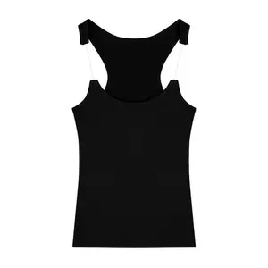 Women Ypro Ribbed Invisible Strap Tank Top s Tee