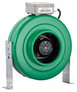 Hydrofarm Active Air ACDF6 6 Inch In-Line Fan 400 Cfm