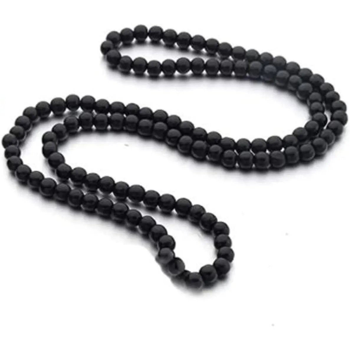 Sturdy Natural Wood Bead Necklace - Handmade African Chunky Beaded Strand, Boho Unisex Costume Jewelry, Earthy Minimalist Gift for Valentine’s Day, Anniversary, Wedding, Prom, Party, Beads