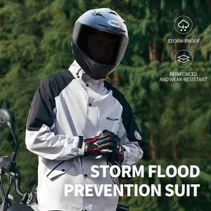 Lightweight Raincoat Set, Scratch-Resistant Durable, Reflective Breathable, Unisex Camping Rock Climbing Hiking Cycling Workwear