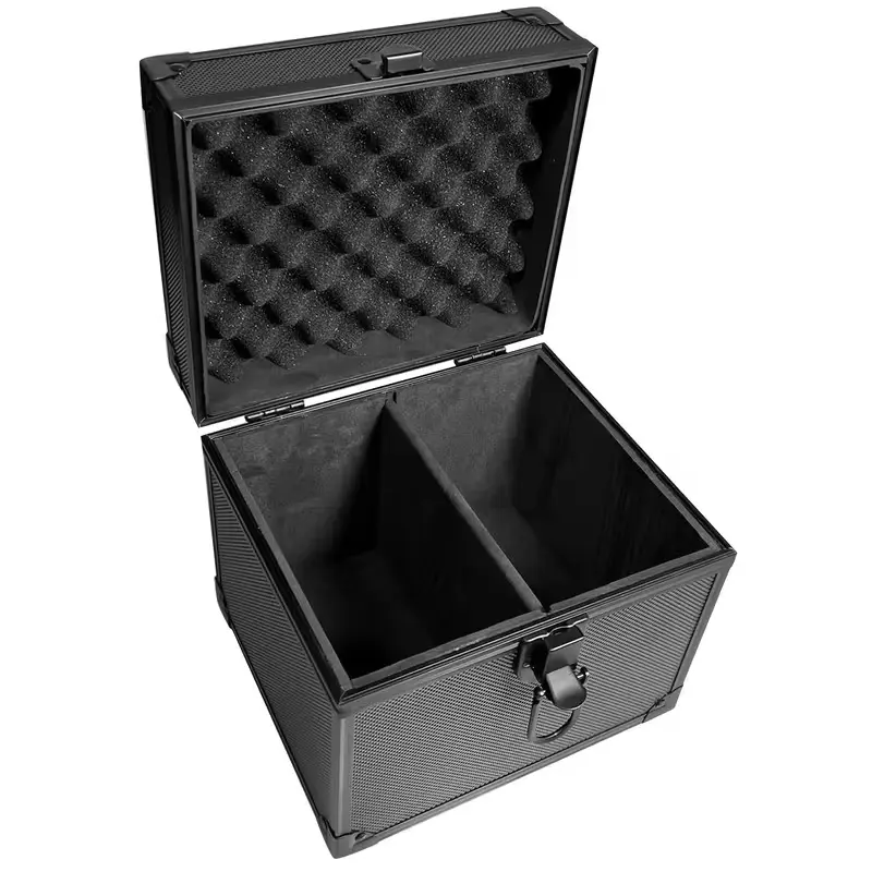 Large Black Heavy-Duty Graded Card Storage Display Organizer Box - Weatherproof Slab Holder with Impact-Absorbing Foam Slots, Compatible with BGS PSA SGC FGS Sports Trading Cards, Collecting Container, Card Collecting
