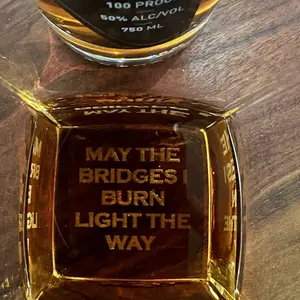 May the Bridges I Burn Light the Way 12oz Rocks Whiskey Glass - Drinkware