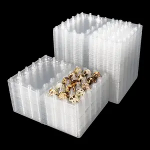 200 Pack Quail Egg Cartons, Clear Plastic Quail Egg Trays, Holds up to 15 Quail Eggs Securely - Your  Small Eggs Carton Holders for Bulk Storage and DisplayXXAllDayGoods7
