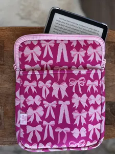 E-Reader / Tablet Sleeve - PINK BOWS