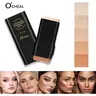 Waterproof Dual-Head Facial Contour Stick, Full Coverage, High Coverage Concealer & Foundation Balm, Concealer Foundation Hybrid, Moisturizing, Hydrating & Nourishing, Long-Lasting Flawless Matte Finish, Moisture, Cosmetic