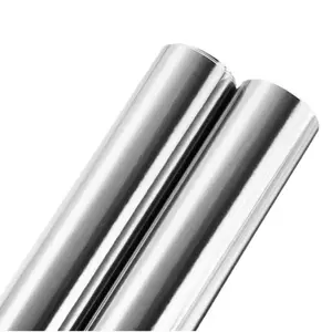 1 Roll Silver Color Brushed Imitation Metal Film Sticker, Self-Adhesive Waterproof Cabinet Renovation Wallpaper, Suitable for Kitchen Living Room Bathroom Decoration