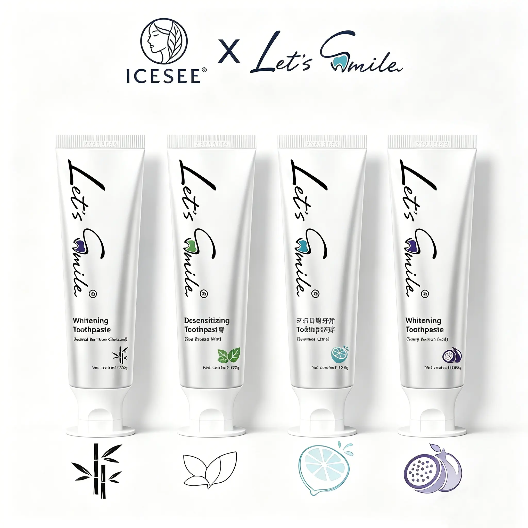 ICESEE Cool Mint Xylitol Toothpaste, Insta-Fresh Mint Formula, Instant Long-Lasting Fresh Breath to Keep All-Day Confidence
