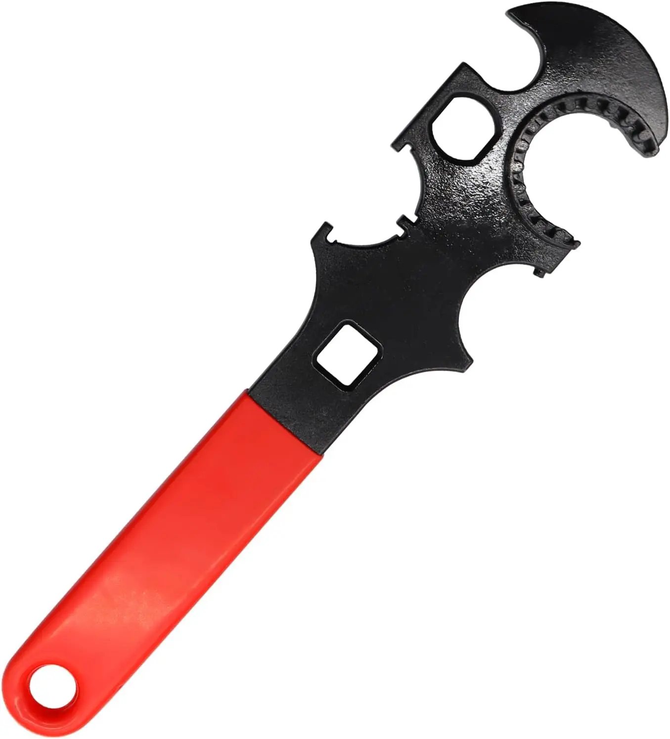 Wrench with Non-Slip Rubberized Grips, Corrosion-Resistant, for Automotive, Plumbing, Household Repairs