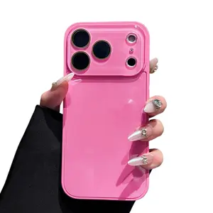 Candy Macaron Skin-Feel Transparent Smartphone Casing, Shockproof Durable Protector with Full Lens Coverage, Mobile Phone Accessories for iPhone 11-17