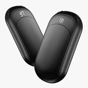 Valentine's Day gift  Portable double-pack rechargeable magnetic hand warmer, UL certified smart heating, three adjustable levels, ultra-thin pocket design, a must-have for outdoor skiing and hunting golf, and a Valentine's Day gift.