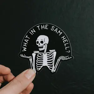 WHAT IN THE SAM HELL STICKER