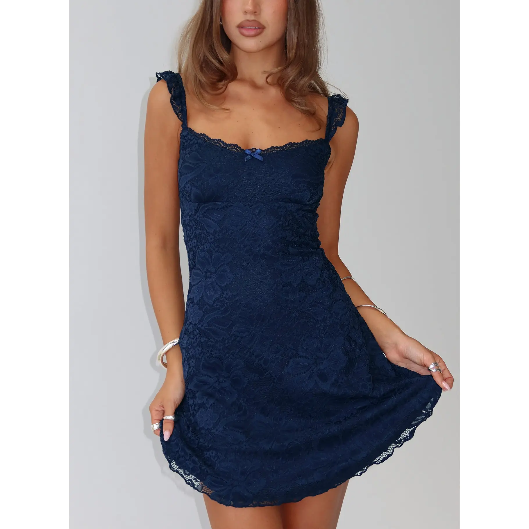 Beacall Mini Dress Navy