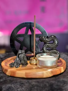 Queen of Swords Gemstone Altar