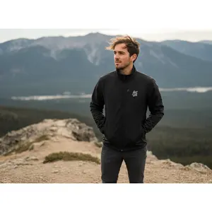 Embroidered Soft Shell Jacket — 'Arc Life' Logo Men's Lightweight Windbreaker