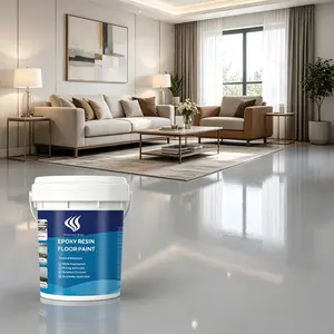 shengwei Professional epoxy floor paint for home & commercial use. Wearproof, waterproof, oil-resistant. Eco-friendly seamless coating, easy construction, high adhesion, durable for garage, warehouse and workshop flooring. 1 gallon covers 120 sq ft. Light