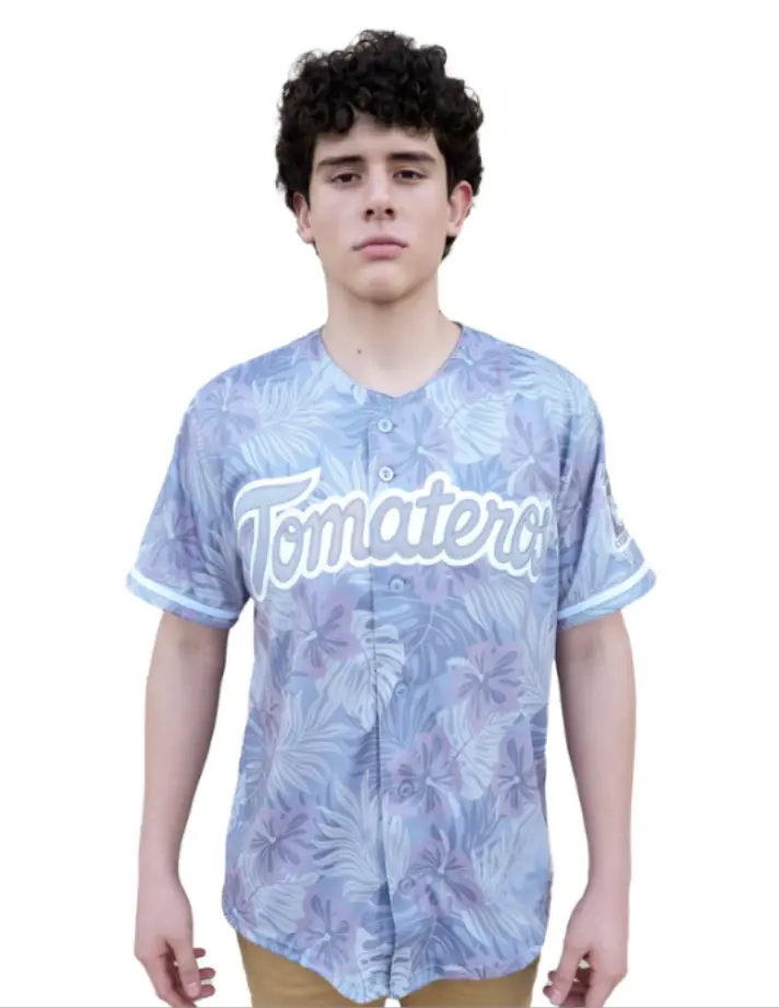 TOMATEROS FLOWER BASEBALL JERSEY