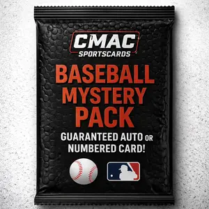MLB Baseball Mystery Pack - Guaranteed AUTO or NUMBERED Card - 10 Licensed Cards per Pack