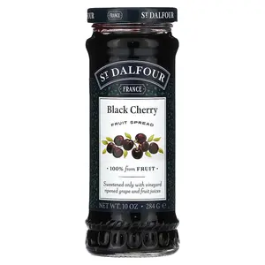 St. Dalfour Black Cherry Fruit Spread, 10 oz (284 g)
