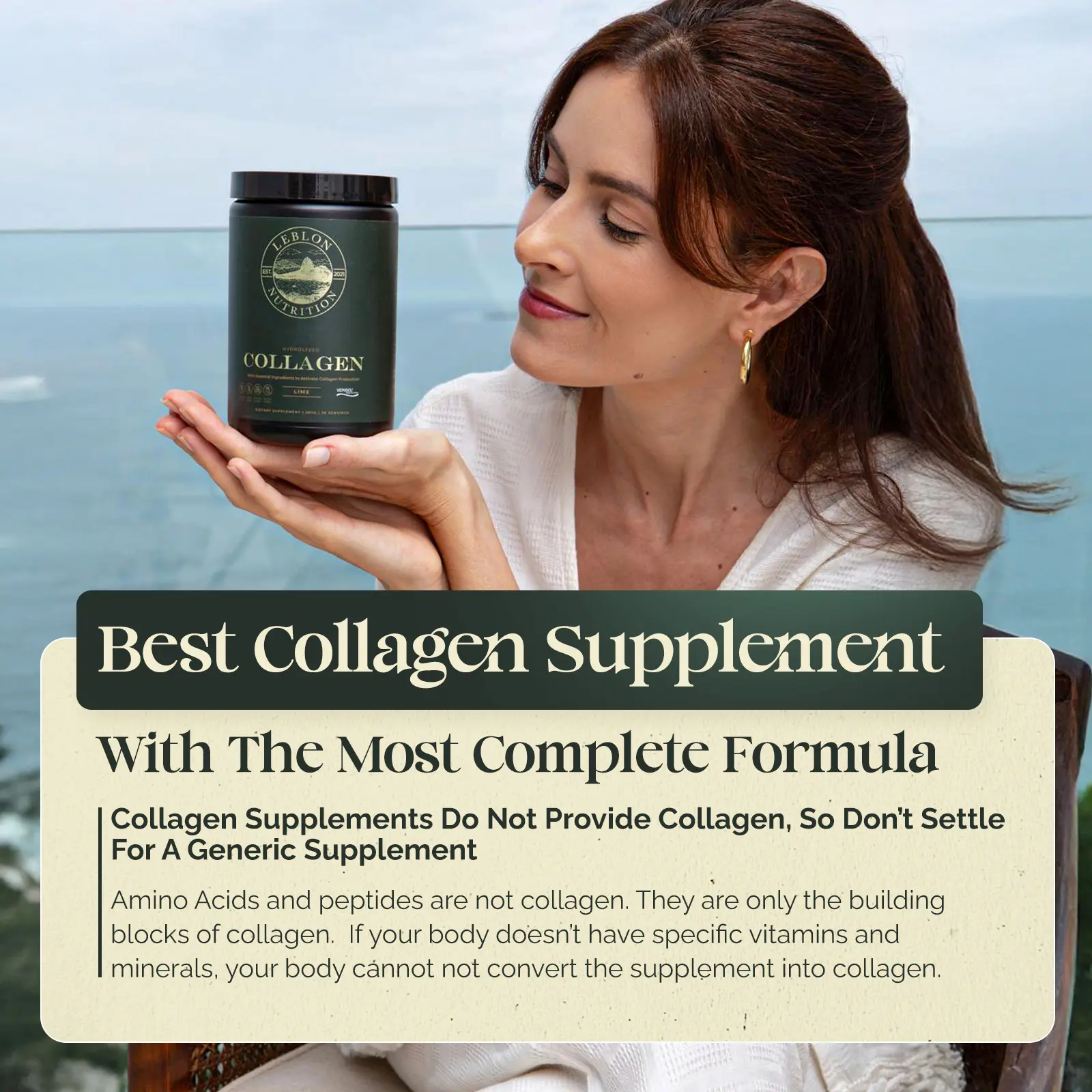 Leblon Nutrition Hydrolyzed Collagen Supplement