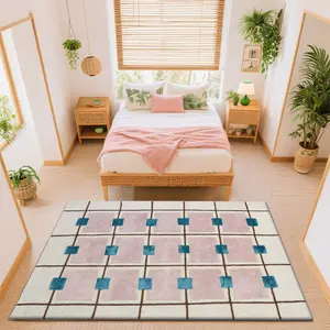 Soft and comfortable printed carpet, home decorative carpet, large living room carpet, sofa cushion, entrance mat, coffee table mat, bedroom carpet, bedside rug, suitable for various scenarios such as shopping malls, cafes,merry Christmas、let it snow