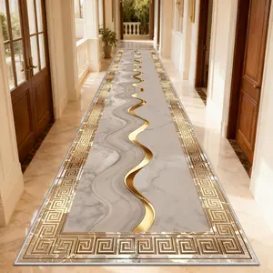 Modern Luxury Long Rug for Living Room Hallway, Easy Clean Kitchen Mat, Soft Comfort Bedside Carpet for Bedroom Office Corridor, Contemporary Rugs, Modern Runner Rug