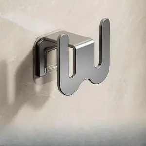 2pcs Bathroom Slipper Rack, Punch-free Wall Hanging Toilet Rack, Shoe Storage Behind The Toilet Door, Hanging Draining Rack, Storage Artifact, Bathroom Accessories