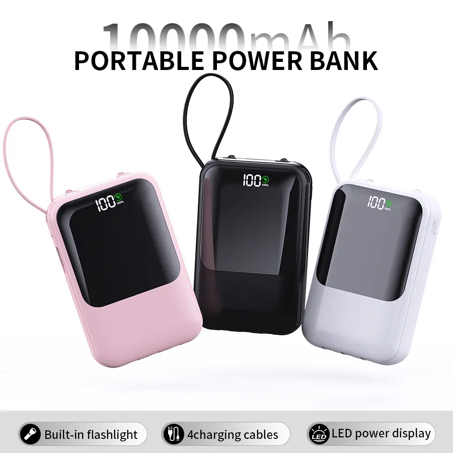 5-IN-1 MAGNETIC POWER BANK. 60% Charge in 30 Minutes & 30% for Other 2.4A Devices.Great portable charging bank serves as a fantastic holiday gift: a handy usb power bank for Back-to-School, Christmas and Valentine's Day.