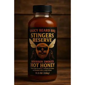 Stinger’s Reserve – Bourbon Smoked Hot Honey (11.5oz)