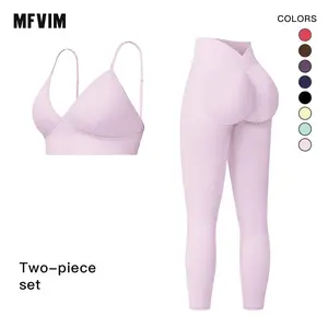 Women's 2-Piece Solid Color Cut-Out Backless Camisole & High-Waist Leggings Athleisure Set, Breathable Workout Clothes for Women, Yoga Gym Valentine's Day Gift Summer Sports Outfits