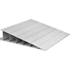 VEVOR Door Threshold Ramp 1 Rise Aluminum Alloy Threshold Ramp Rated 800 lbs Load Capacity, Handicap Ramps for Home Steps for Wheelchair, Scooters, Power Chairs, Walkers, Bicycle, TricycleVEVOR Super Brand Day
