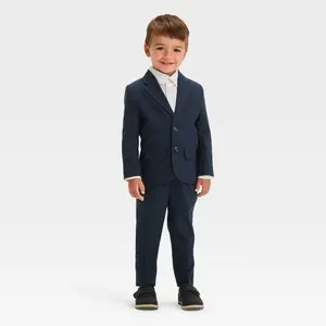 Toddler Boys' Blazer & Pants Suit Set - Cat & Jack Navy Blue 12M