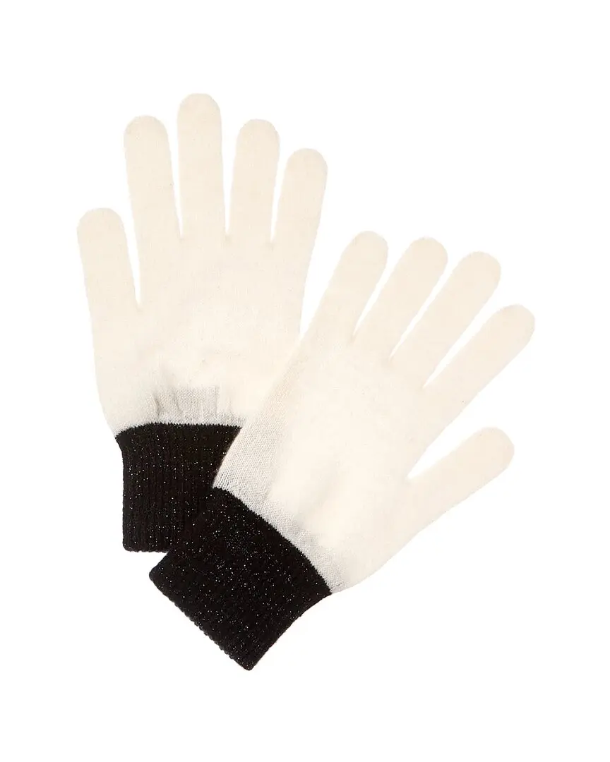 Brodie Cashmere Lurex Cuff Cashmere Gloves Brodie Cashmere Lurex Cuff Cashmere Gloves