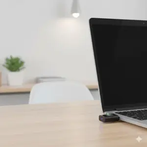 AC600 Wireless WiFi Adapter Dual Band 802.11AC Mini USB Dongle 2.4G/5GHz Network Booster for PC Desktop Laptop Compatible Windows XP to 11