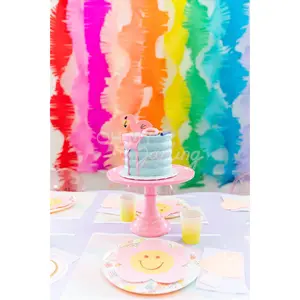 Rainbow Crepe Paper Fringe Bundle